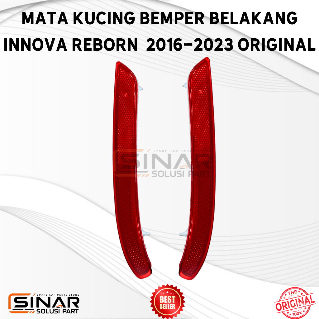 Jual Mata Kucing Bemper Belakang Innova Reborn Original Reflektor ...