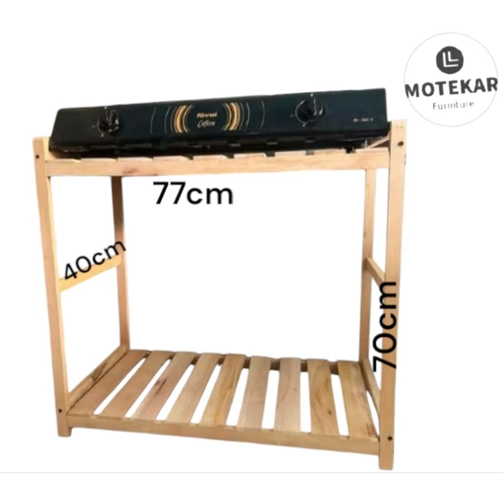 Jual meja kompor gas 2 tungku rak kompor rak serbaguna | Shopee Indonesia