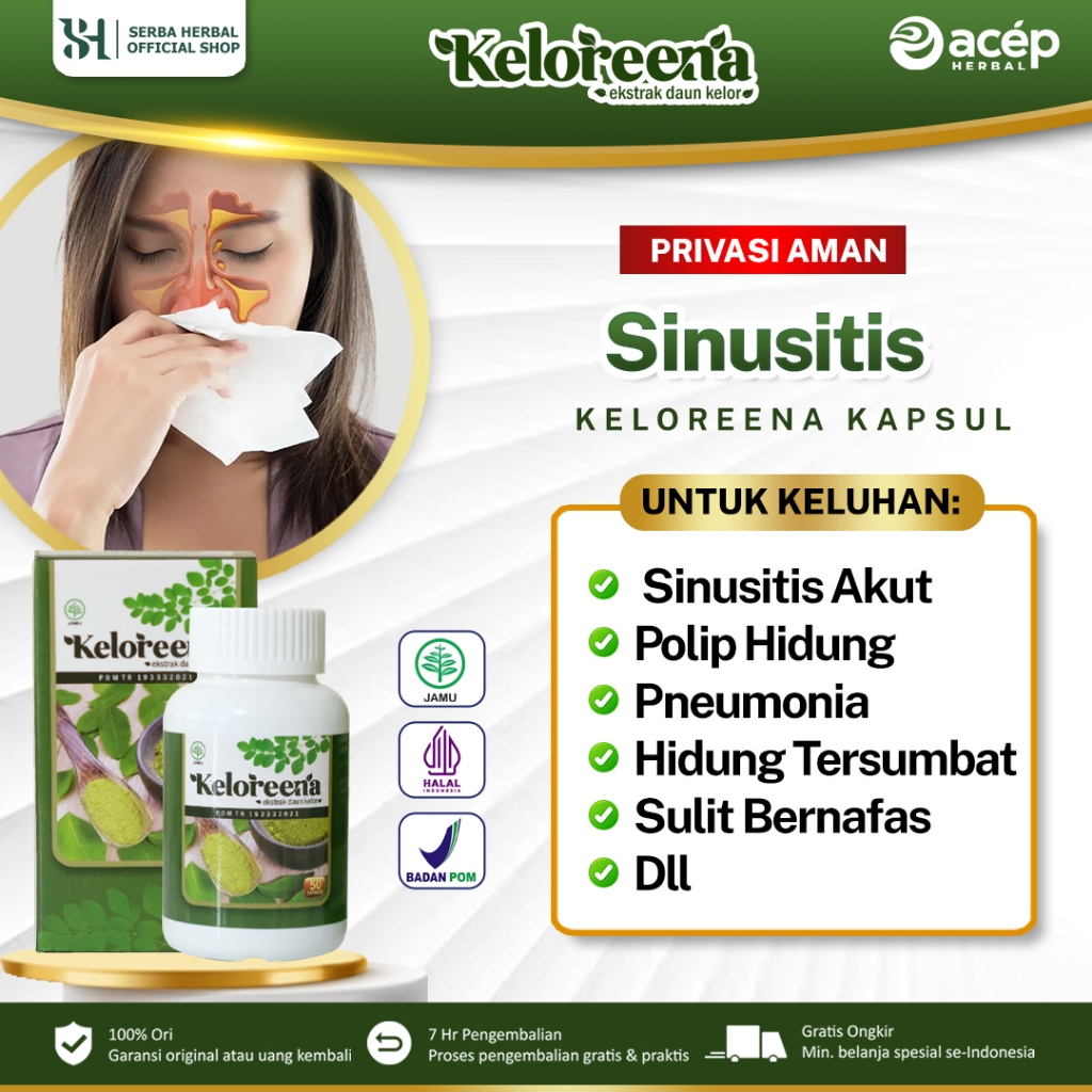 Jual Obat Sinusitis Akut Kronis, Pneumonia, Rhinitis, Polip Hidung ...