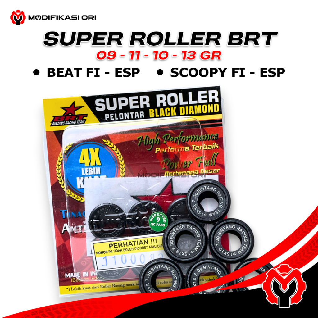 Jual BRT - Roller Beat Fi Racing - Roller Black Diamond BRT Racing ...