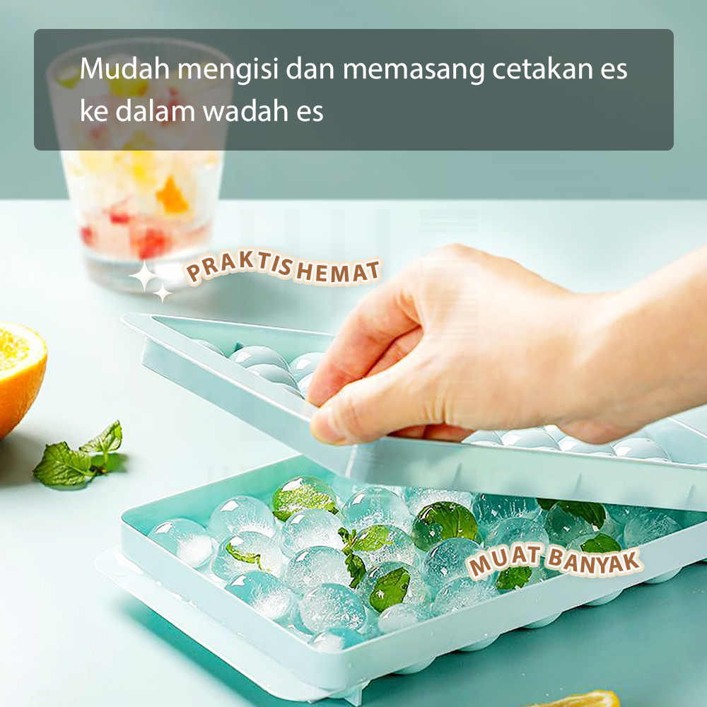 Jual Hugo Houseware Cetakan Es Batu 33 Lubang Cetakan Jelly Puding ...