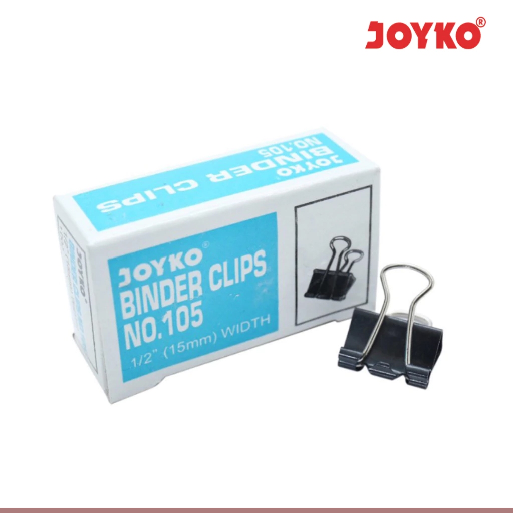 Jual Klip Penjepit Kertas | Binder Clip Joyko 105 (1PACK) | Shopee ...
