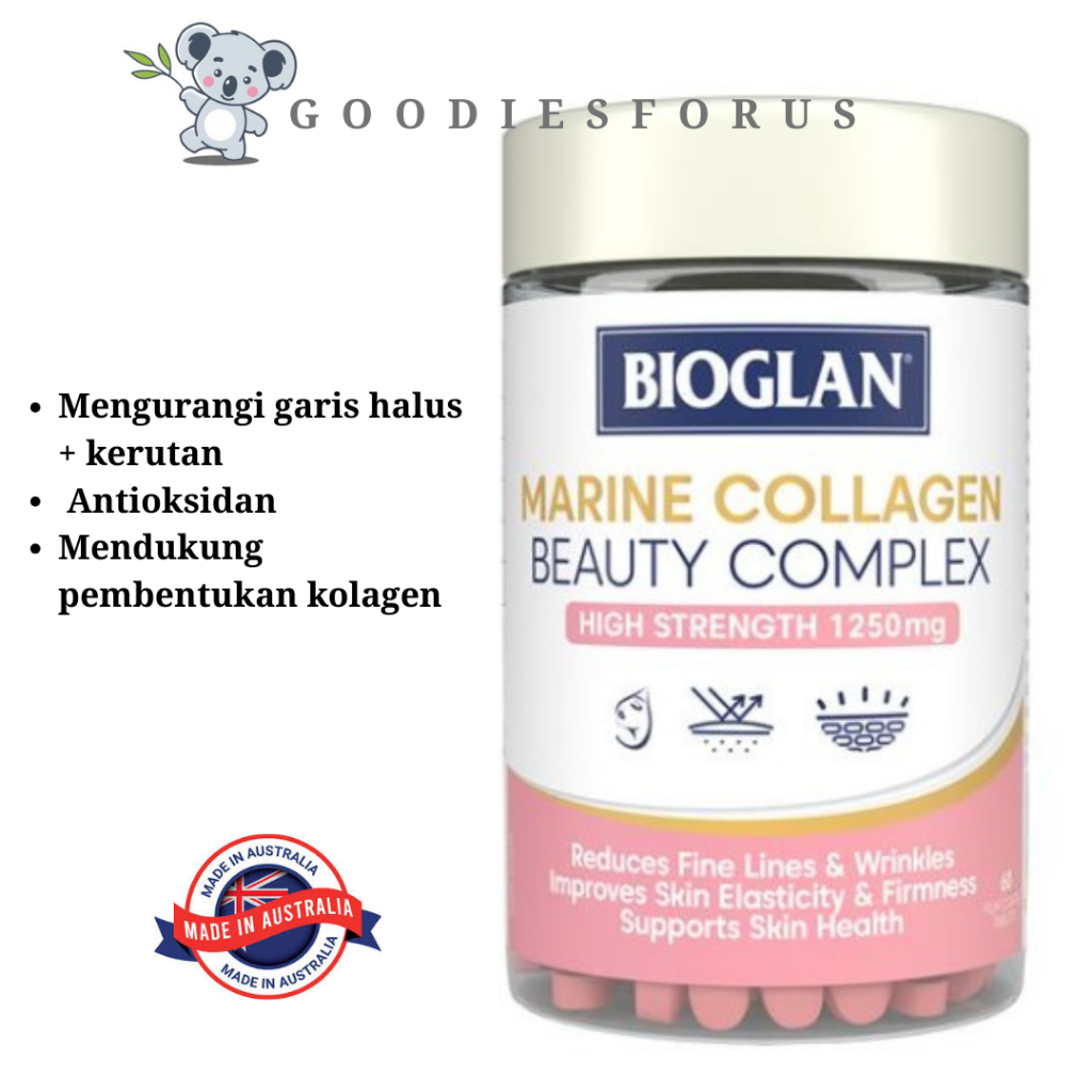 Bioglan Marine Collagen Beauty Complex 60 Tablets main image 1