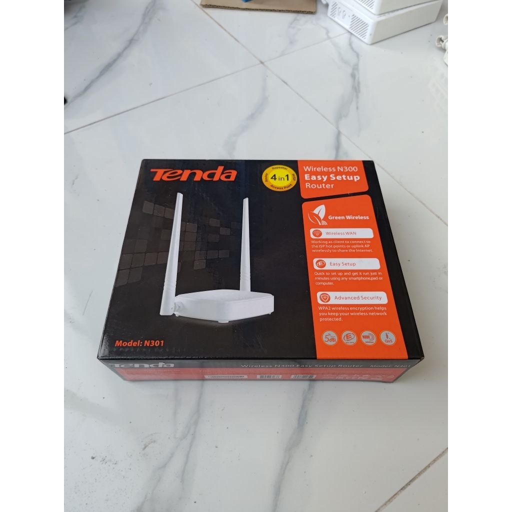 Jual router tenda n300 n301 baru segel original | Shopee Indonesia