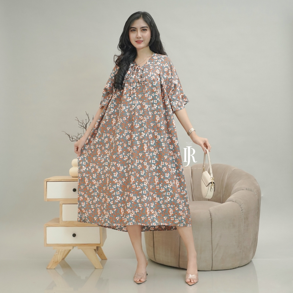 Jual Rayon Jumbo - Daster Rempel Jasmine LD 120 BB 90 Busui Bahan Rayon ...