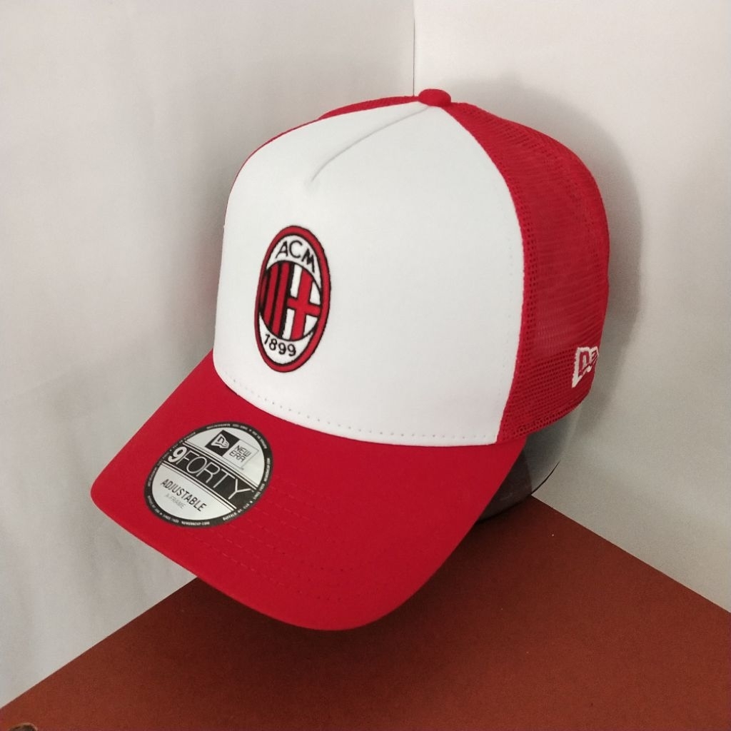 Jual Topi New Era Original 100% 9Forty E-Frame Trucker Core AC Milan ...