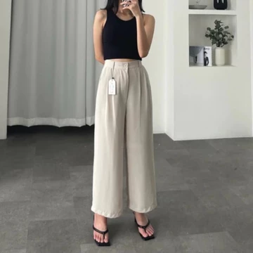 Loose Pants 332 PETITE SIZE Celana Kulot Anti Kusut Trousers Kantor Formal Casual 33293