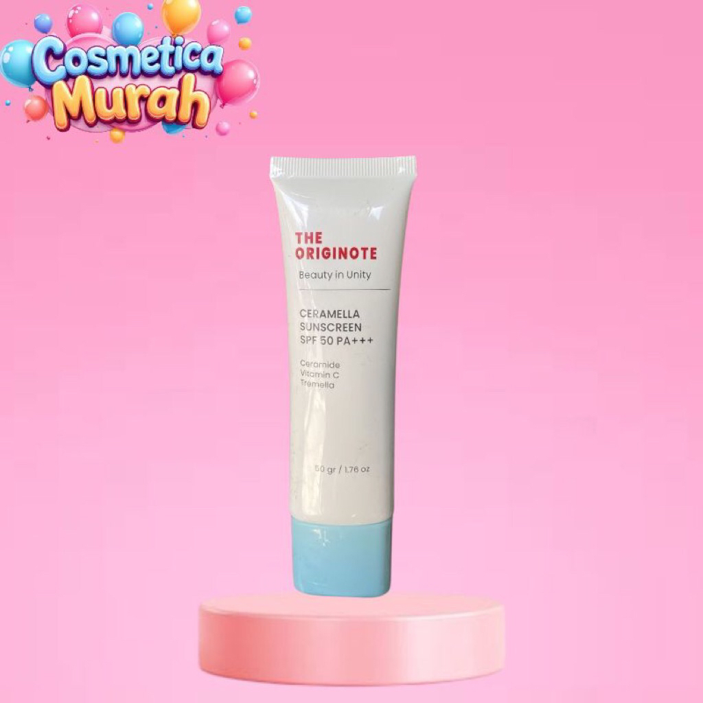 Jual pk.ex] THE ORIGINOTE ceramella sunscreen spf 50 pa+++ 50 gr ...