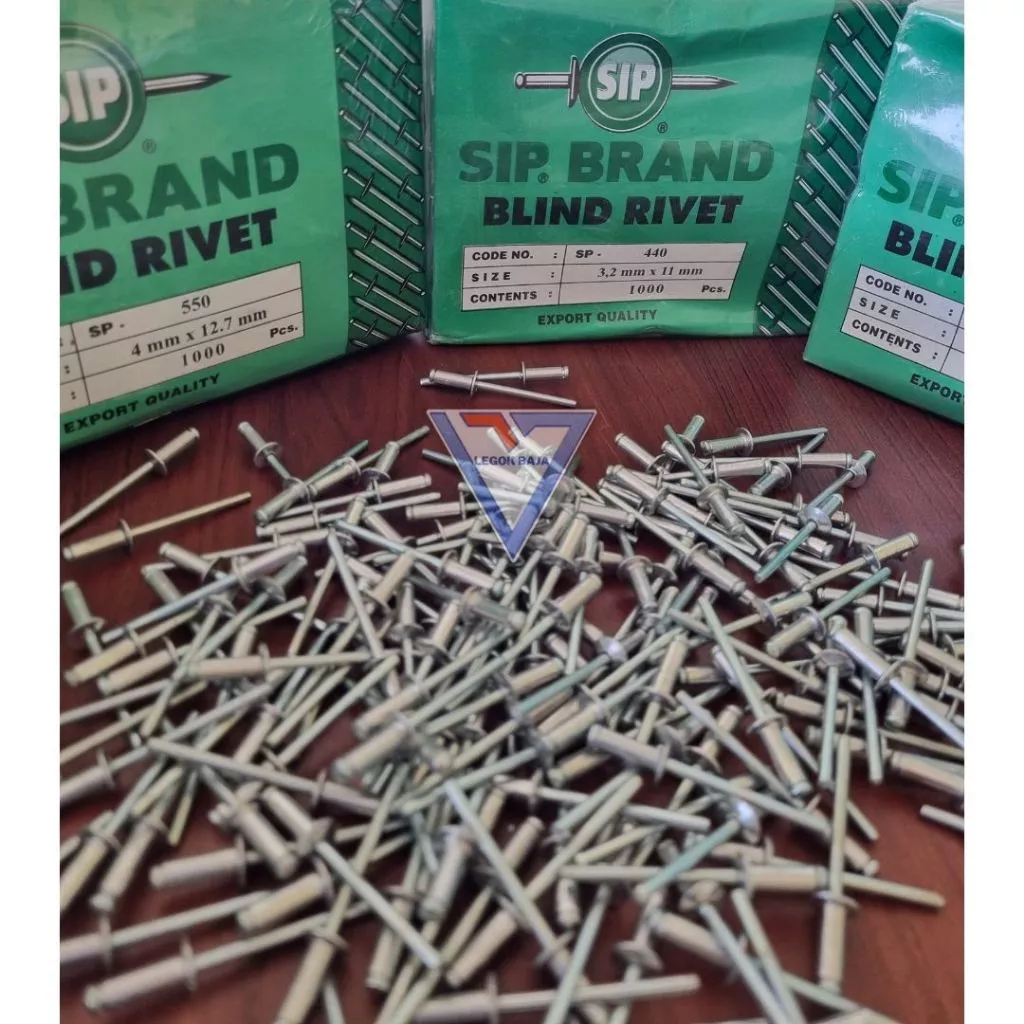 Jual Paku Rivet SIP Brand SP 435 430 450 540 550 640 665 675 Per PAK ...