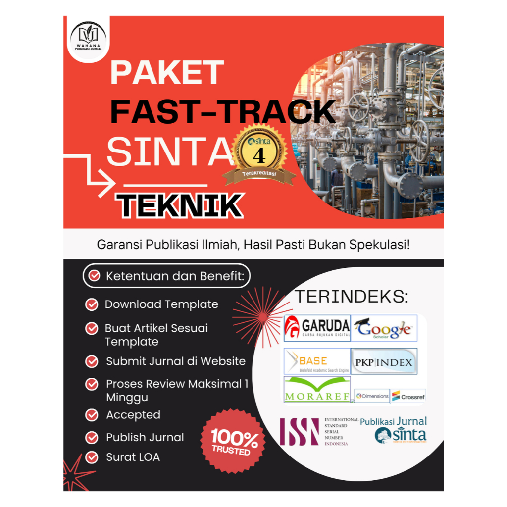 Jual Publikasi Jurnal Sinta 4 Fast-track Scope Teknik | Shopee Indonesia