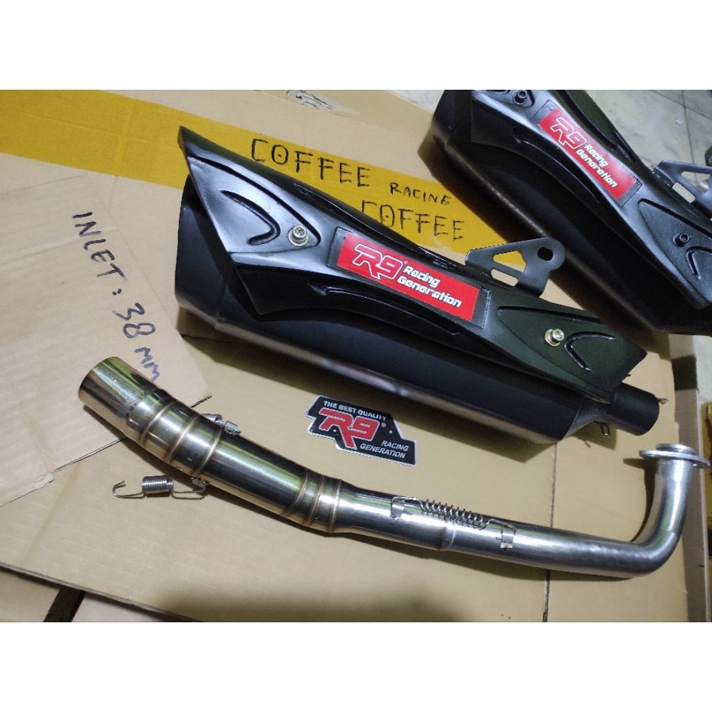 Jual Knalpot R9 MISANO standar racing fullsystem nmax aerox vario pcx ...