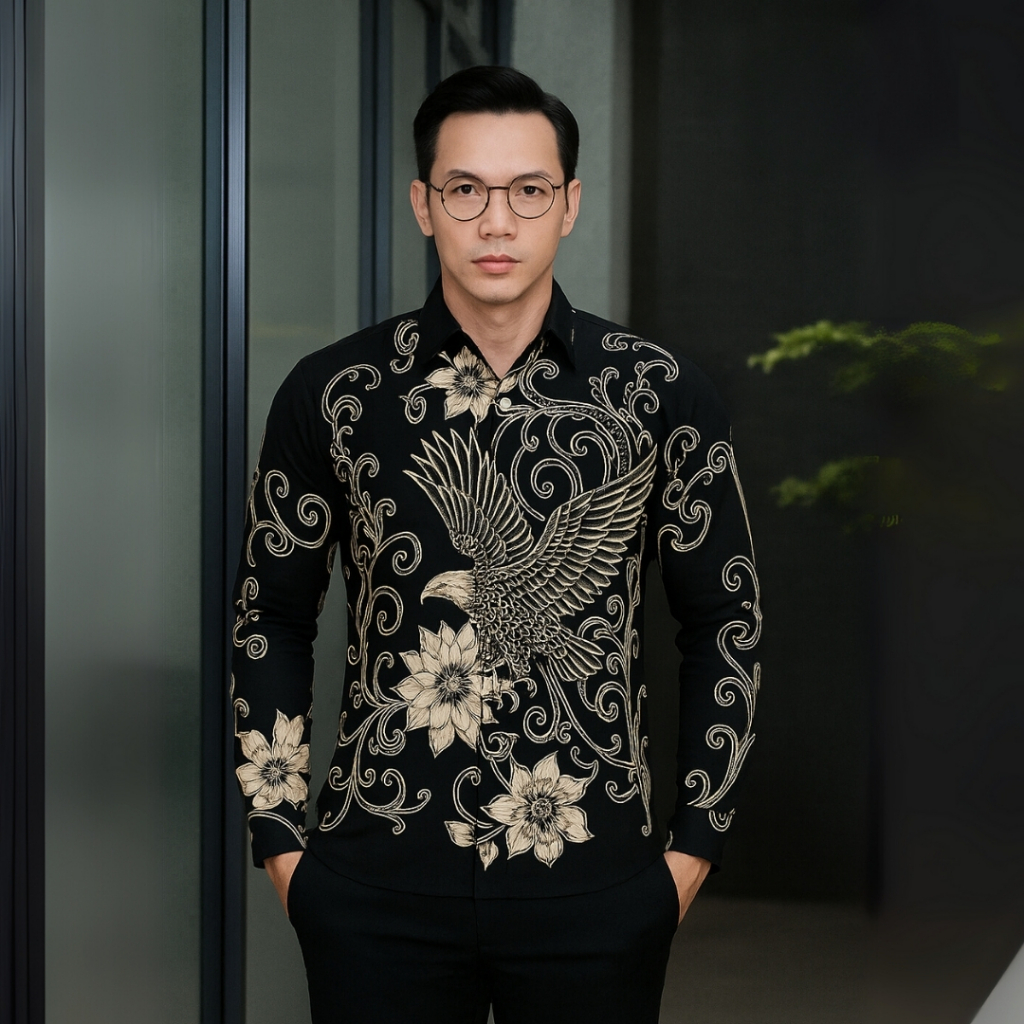 Jual H&R Batik Cakra - Kemeja Batik Premium Slimfit Pria Bahan Katun ...