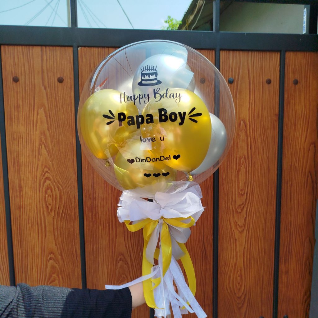 [SIAP KIRIM CEPAT] Buket Balon Single Lolipop (Dipegang Tangan) untuk Wisuda/Ulang Tahun/Grand Opening/Anniversary/Hadiah Sahabat Diameter Balon 30 cm