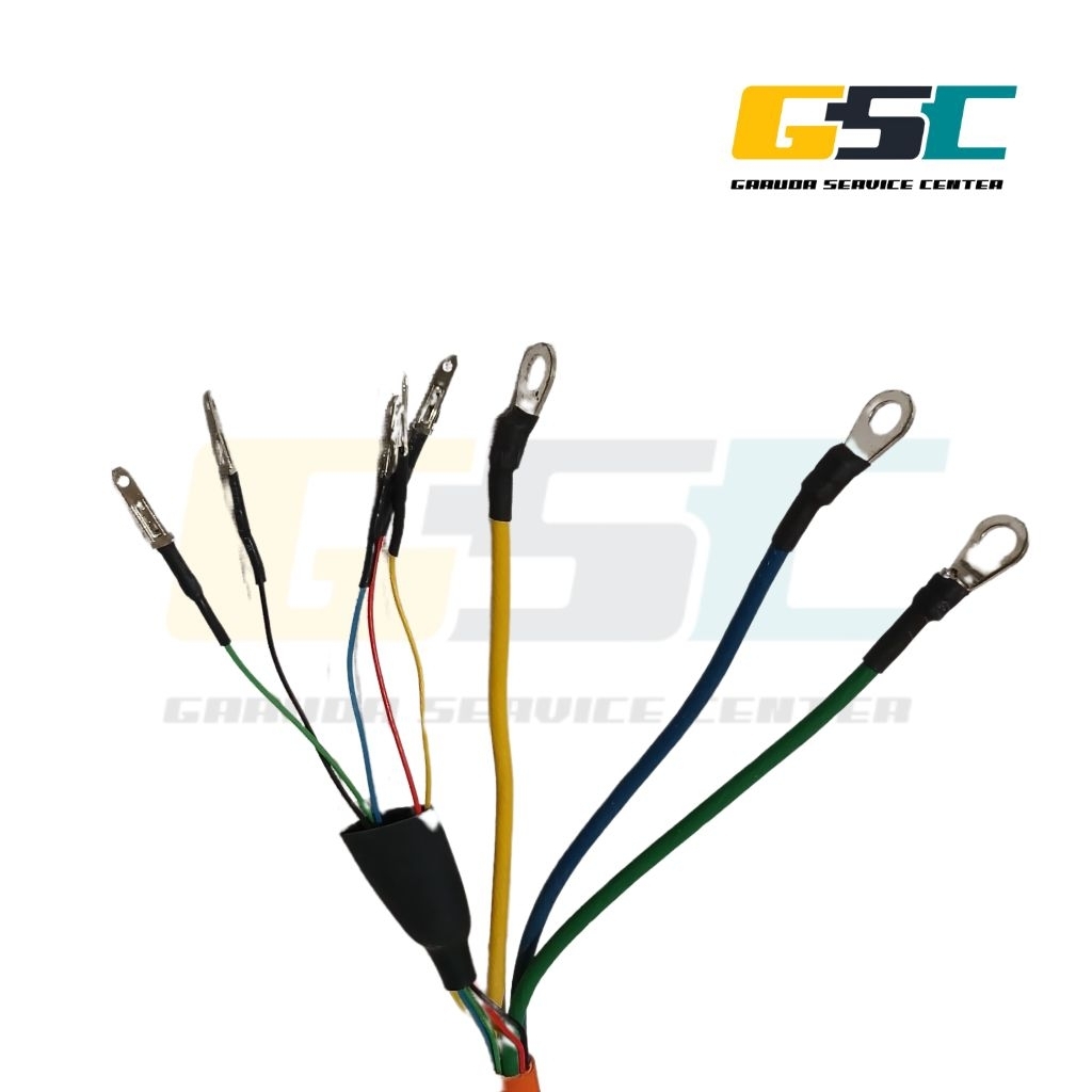 Kabel Dinamo Sepeda Listrik dan Motor Listrik lengkap dengan per pelindung