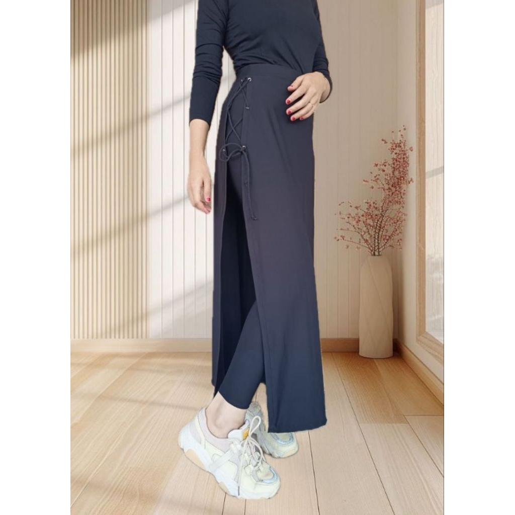Jual Legging Rok Panjang Olahraga Wanita Skirt Sport Jogging Renang ...