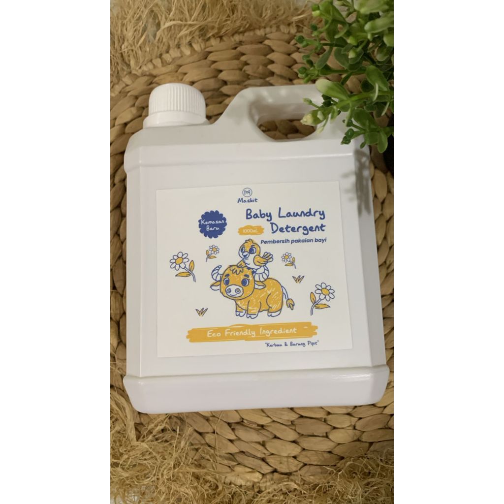 Jual MASKIT DETERGENT BABY LAUNDRY & SOFTENER l Detergent Baju Bayi ...