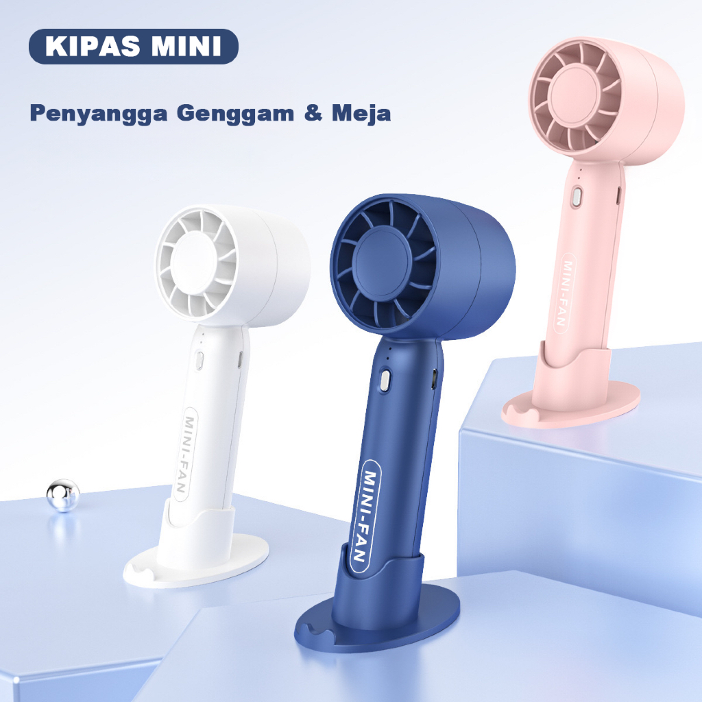 Jual [COD] Xinova Kipas Mini Tangan Ringkas dan Ringan dengan Stand HP ...
