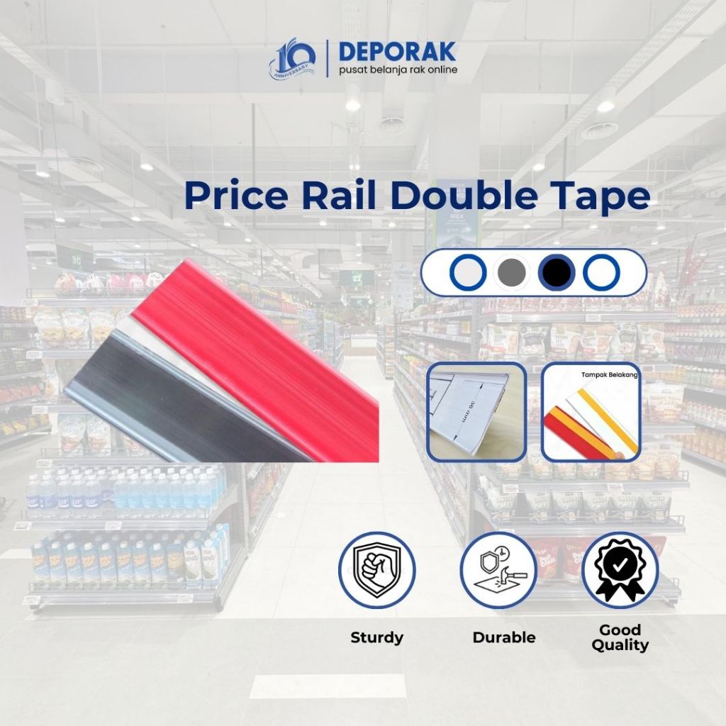 Jual Bundling Price Rail / Price Tag / Label Harga Supermarket / List ...