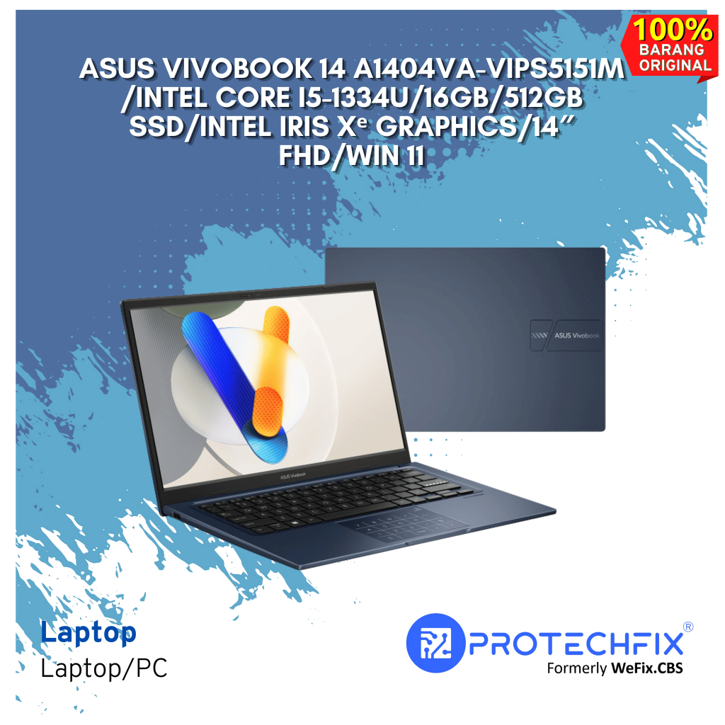 Jual Asus Vivobook 14 A1404VA-VIPS5151M /Intel Core i5-1334U/16GB/512GB ...