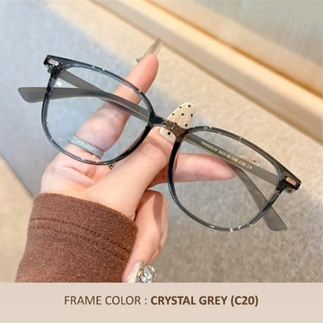 Eggry Eyewear Kacamata Anti Radiasi Minus Lensa Anti Blueray Photocromic Material TR 90 Metal