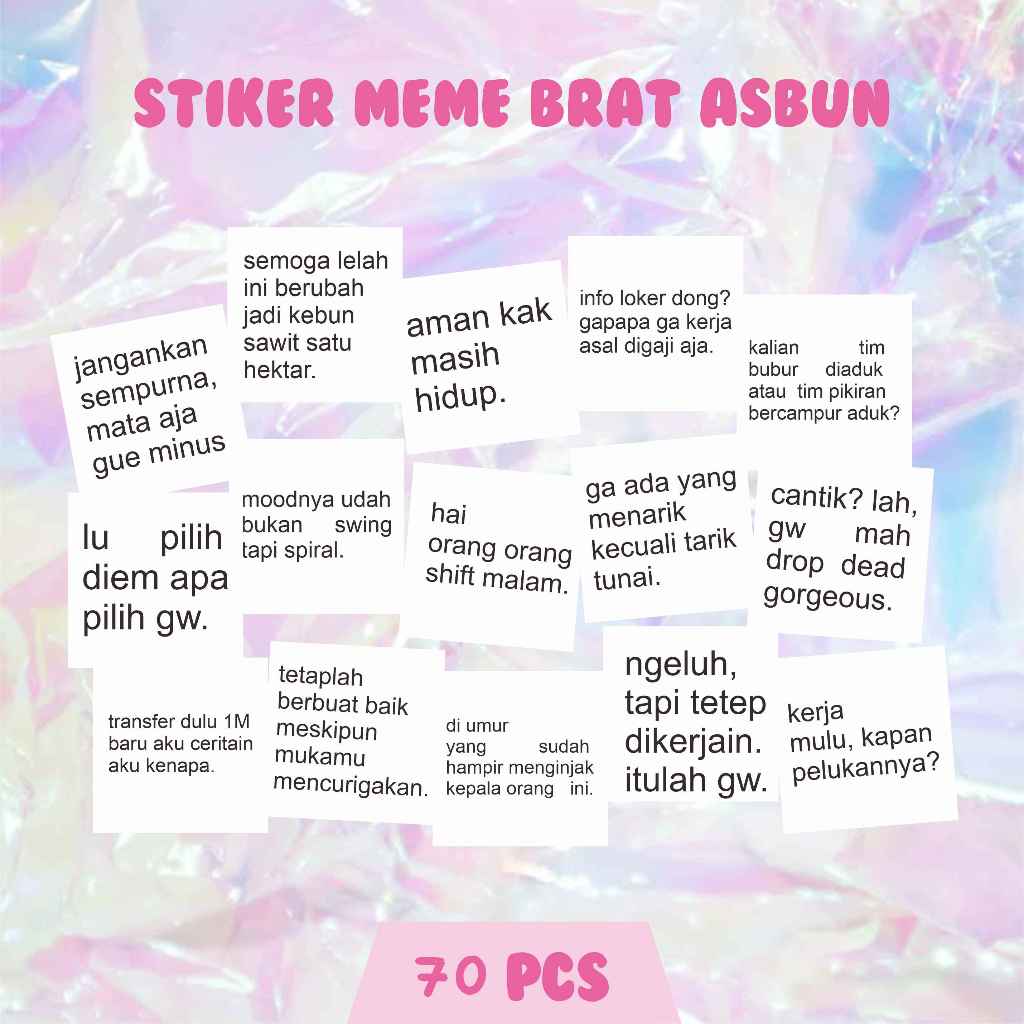 Jual Stiker Meme Terlengkap & Harga Terbaru Juli 2026 | Shopee Indonesia