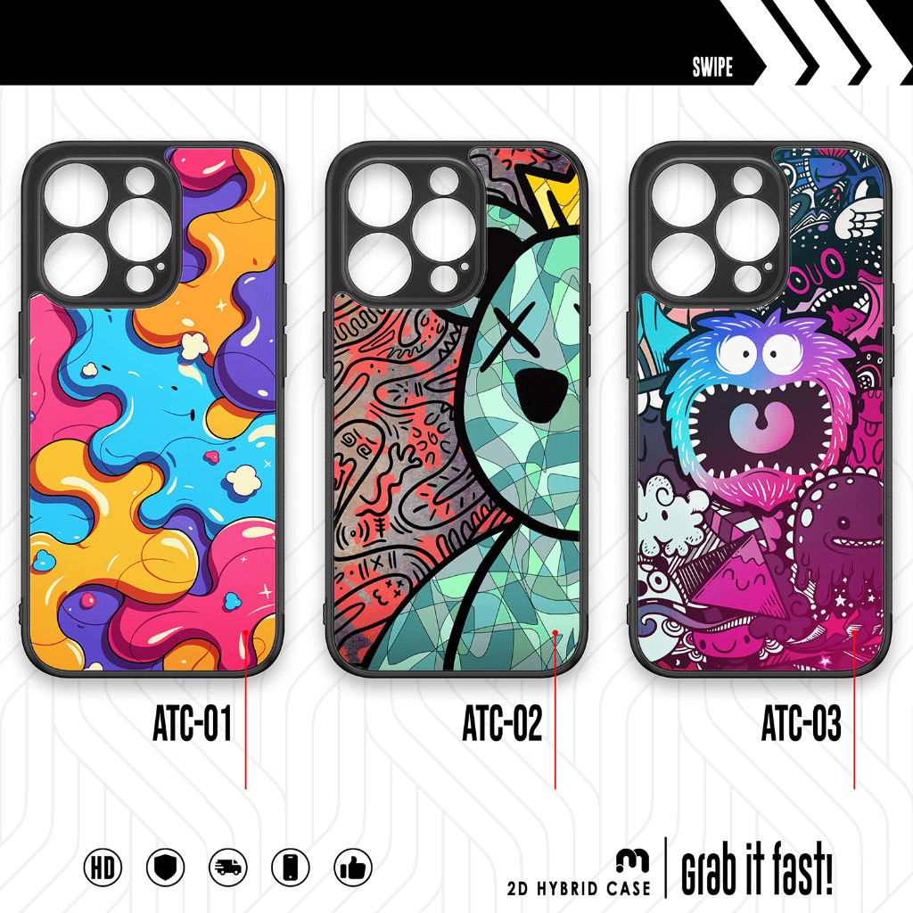 Jual Casing Premium Hybrid Estetik Kartun Anime Quote Lucu Pattern ...