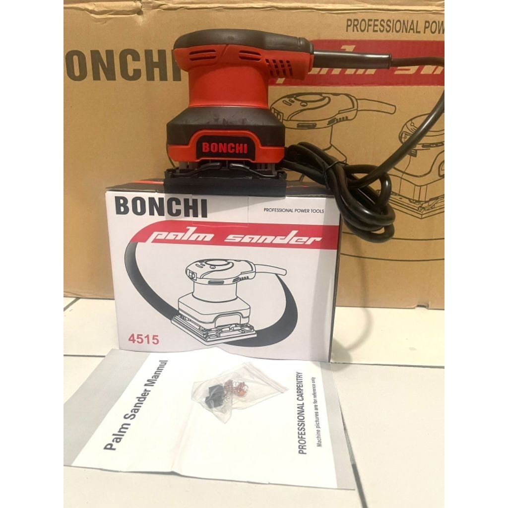Jual Mesin Sander BONCHI 4515 (PERSEGI) Mesin Amplas Tangan Orbital ...