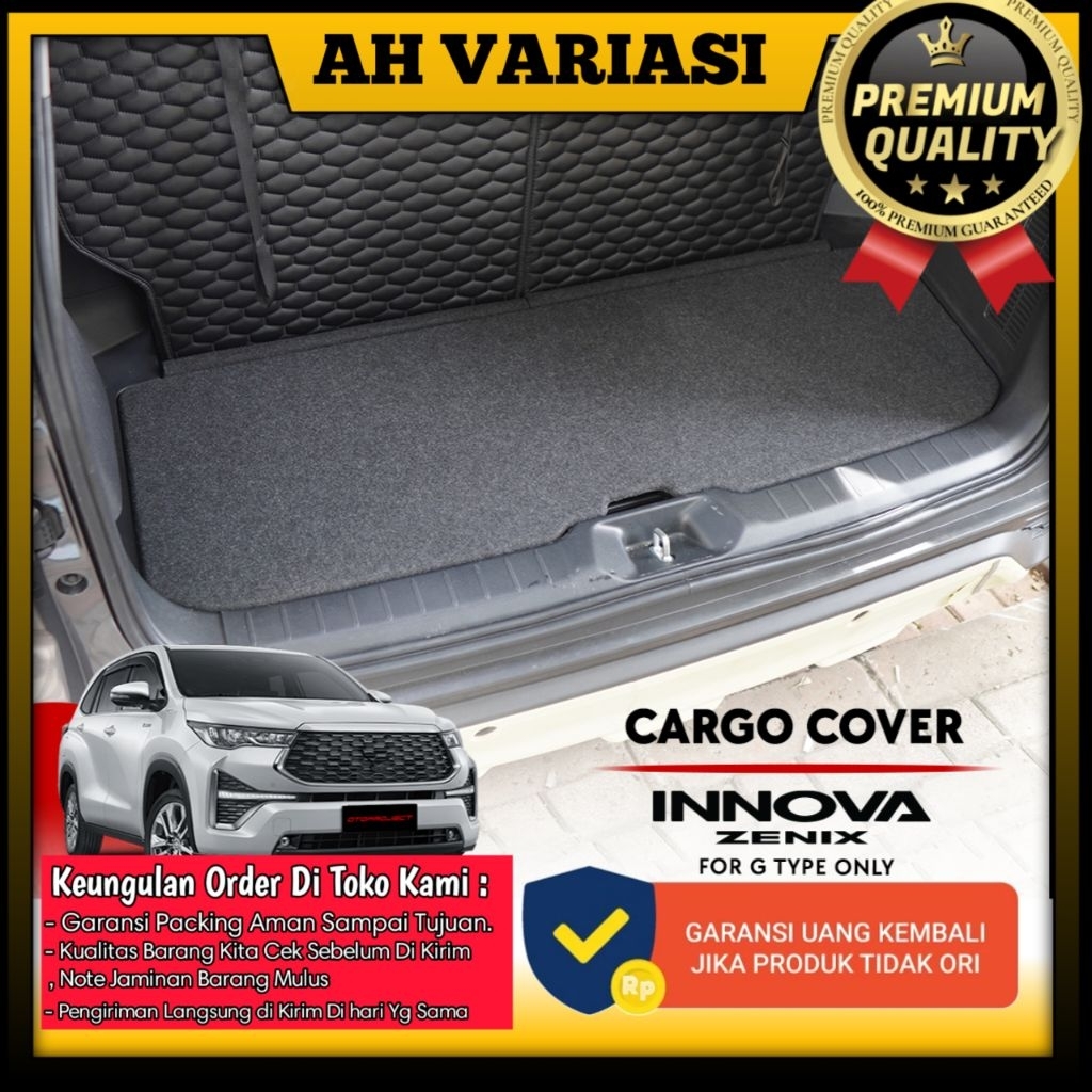 Jual Innova Zenix - Cargo Bagasi Belakang Innova Zenix / Cover Penutup ...