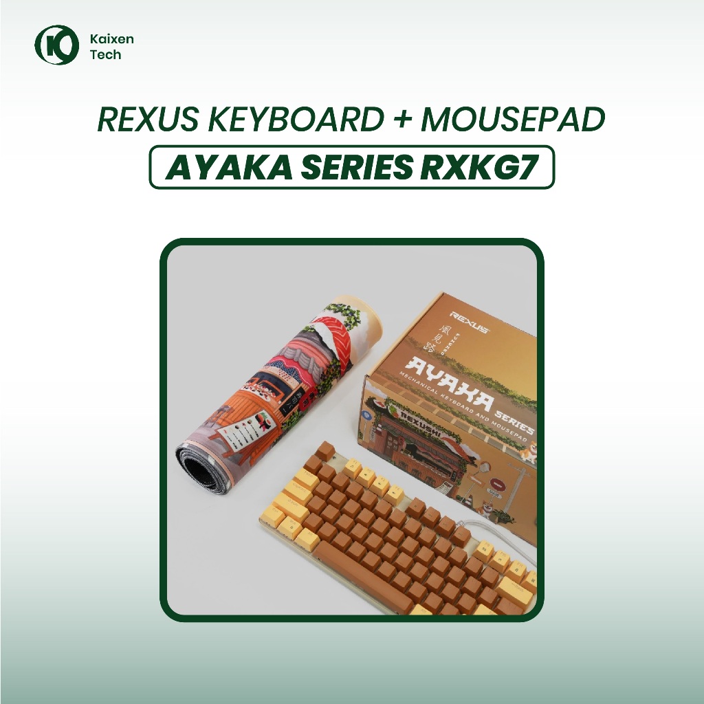 Jual Keyboard Gaming Mechanical Rexus Ayaka Series TKL Fukenro RX-KG7 ...
