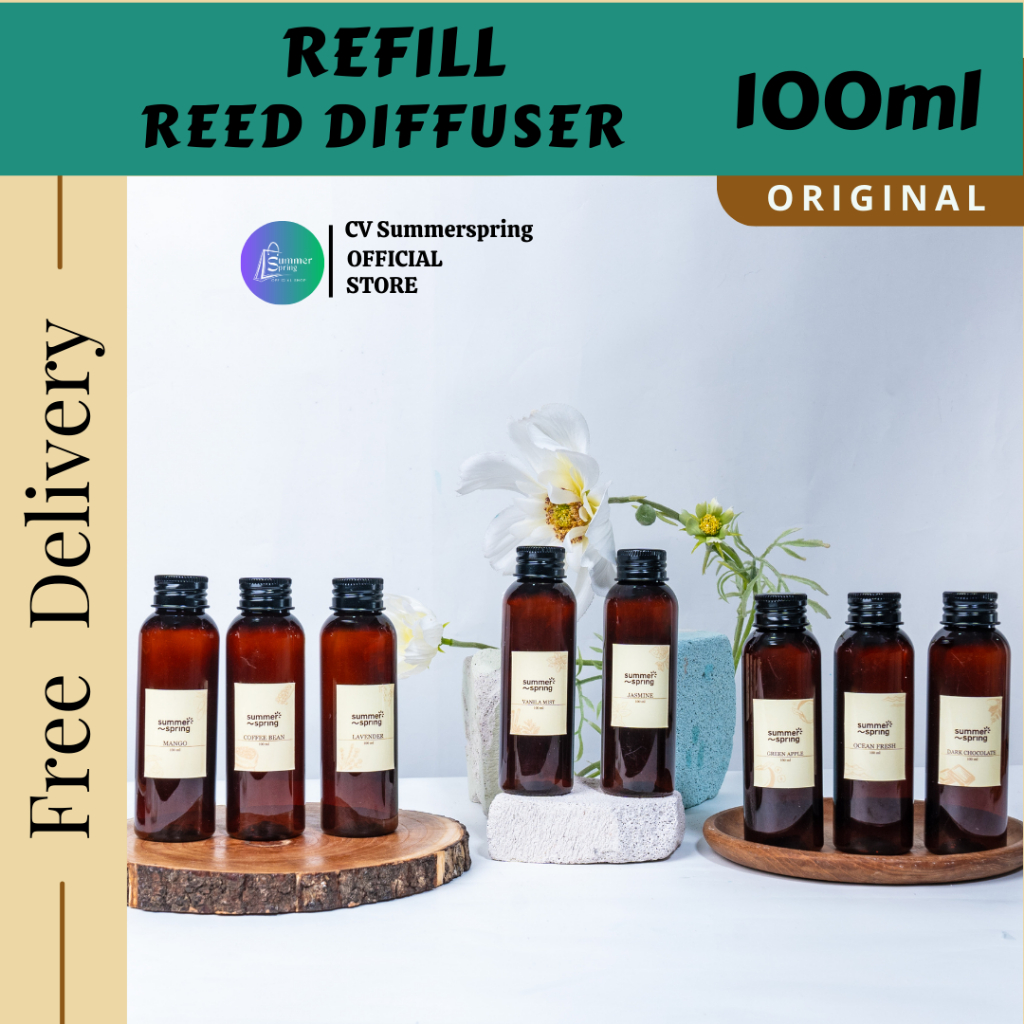 Jual Isi Ulang Reed Diffuser Summerspring 100Ml | Refill Pengharum ...