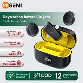 MISENI A37 K31 Pro 2 In 1 IOS TYPE C Wireless Microphone Magnetic Clip On Mic Wireless Lavalier