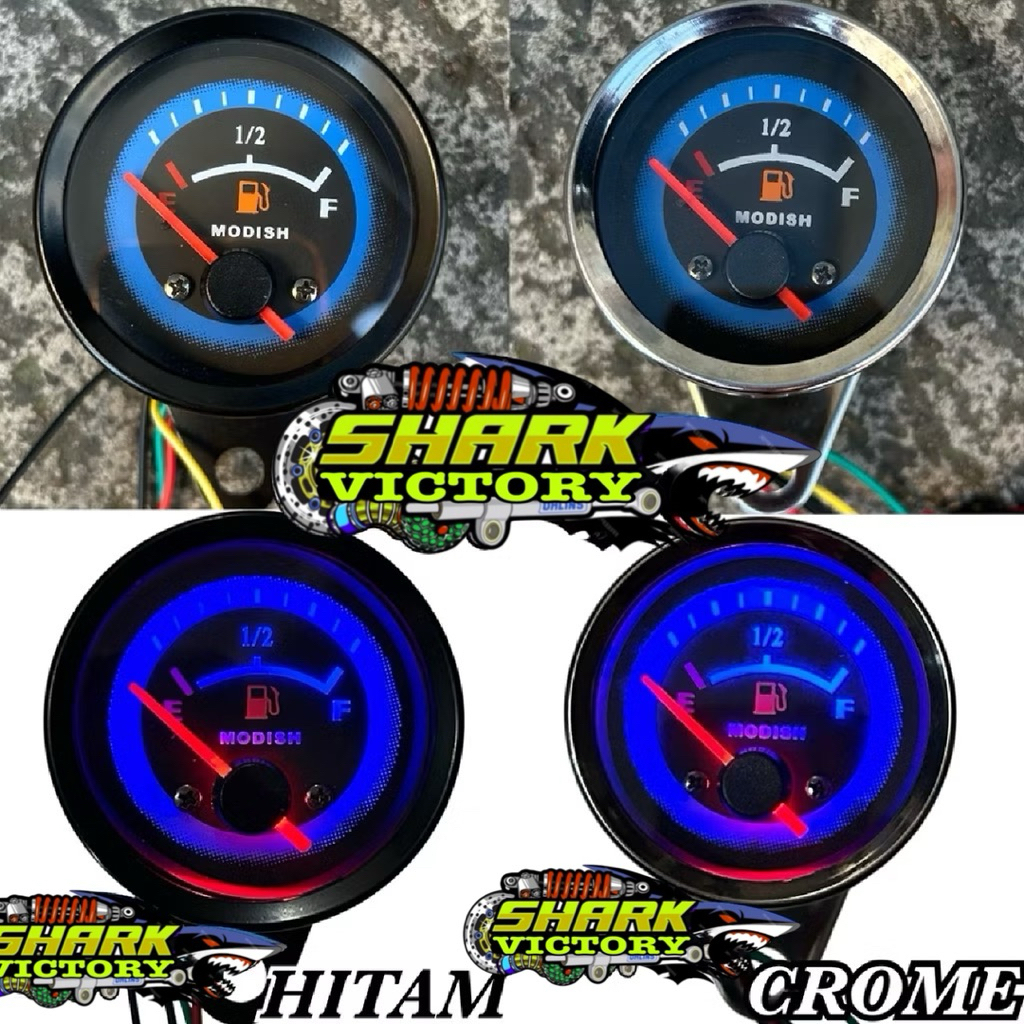 Jual Ampere Bensin FUEL METER Led Jarum Ampere Bensin Jarum Led Lampu ...