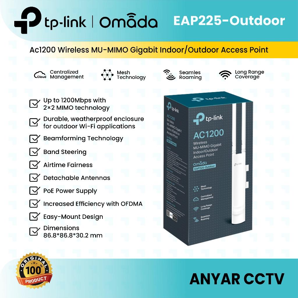 Jual Access Point TP Link EAP225 Outdoor AC1200 Gigabit - EAP 225 ...