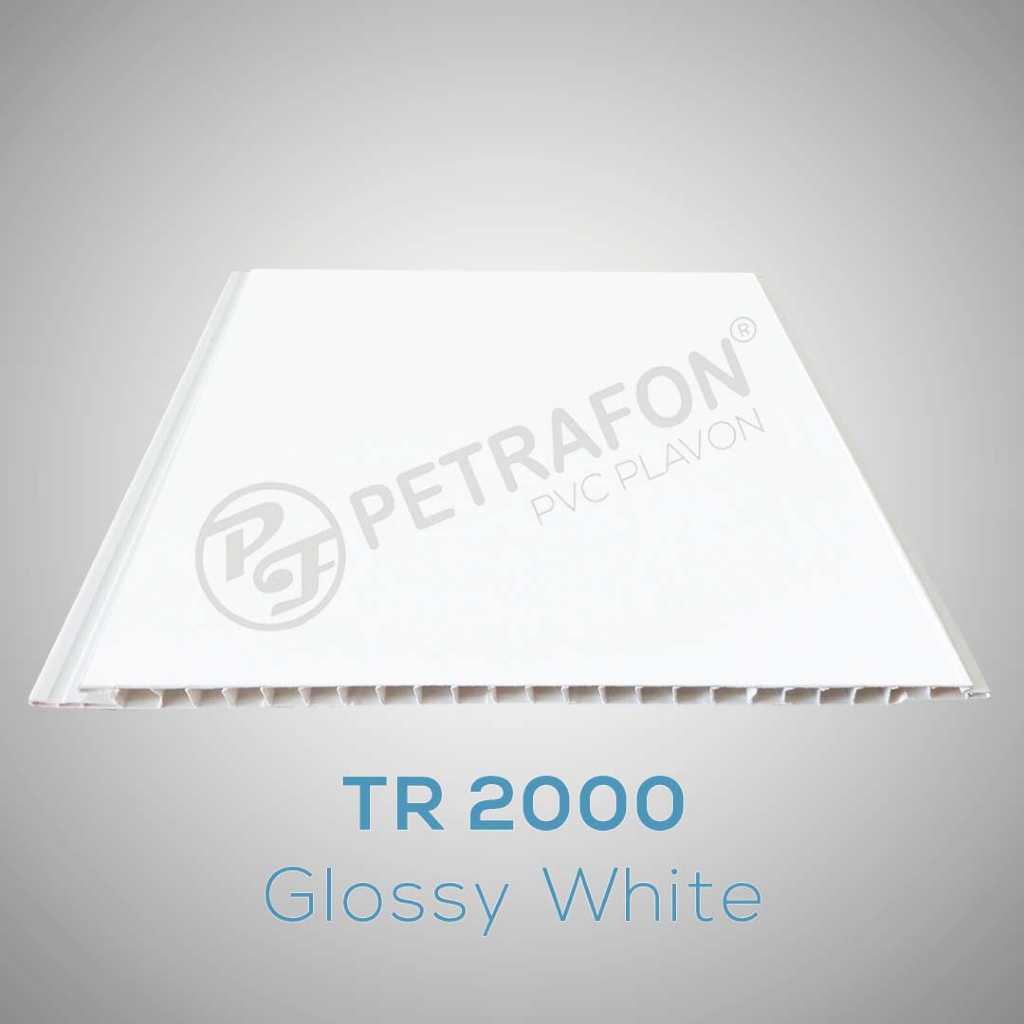 Jual Plafon PVC Petrafon TR 2000 Glossy White | Shopee Indonesia