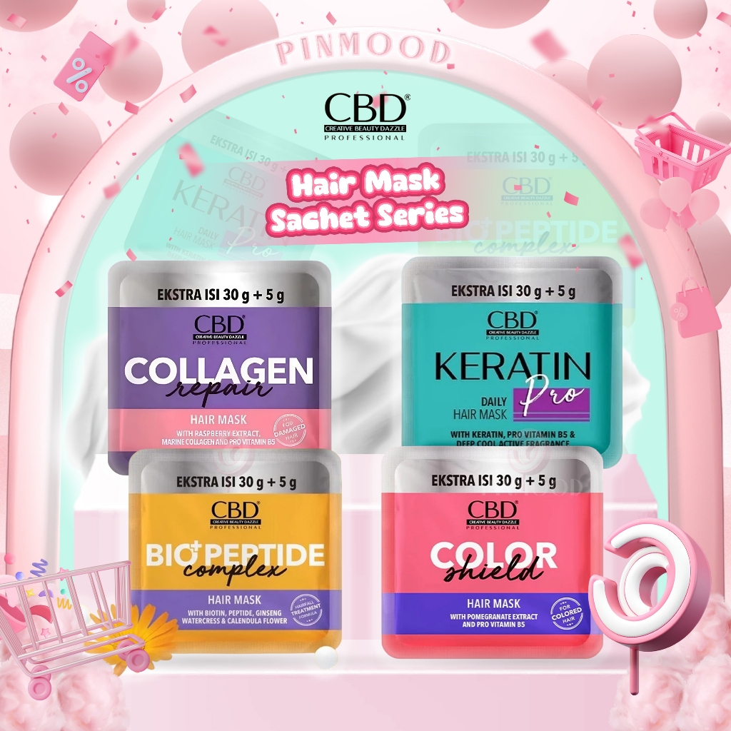 Jual CBD - HAIR MASK SACHET SERIES ( 35 g ) - Masker Rambut ...