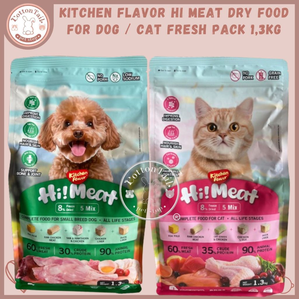 Jual [FRESHPACK] KITCHEN FLAVOR HI MEAT COMPLETE CAT / DOG FOOD ALL ...