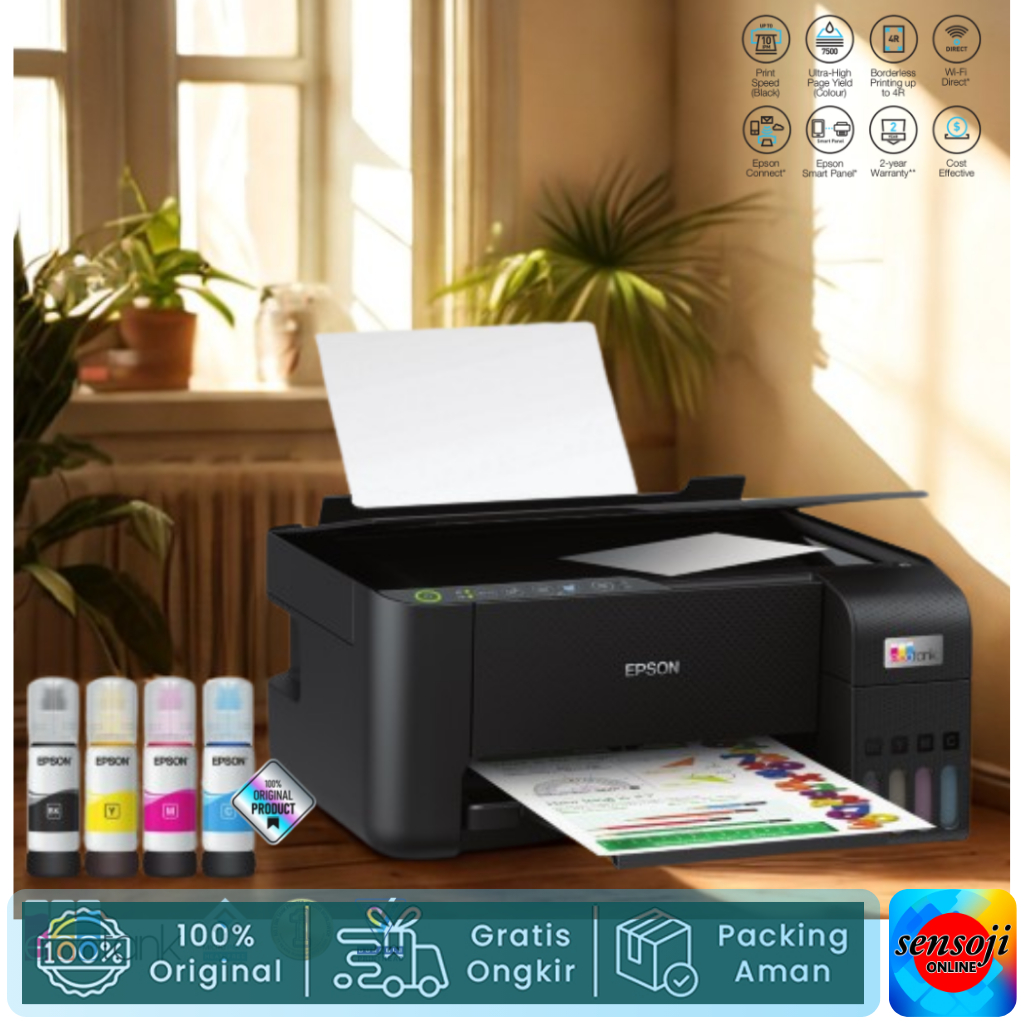 Jual Epson L3210 Printer Multifungsi Tinta Original 003 Garansi Resmi