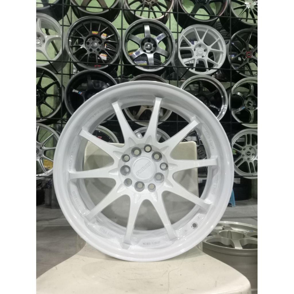 Jual velg baru ce28 r17 pcd 5x100/114,3 lebar 7 rata ET 40 warna putih ...