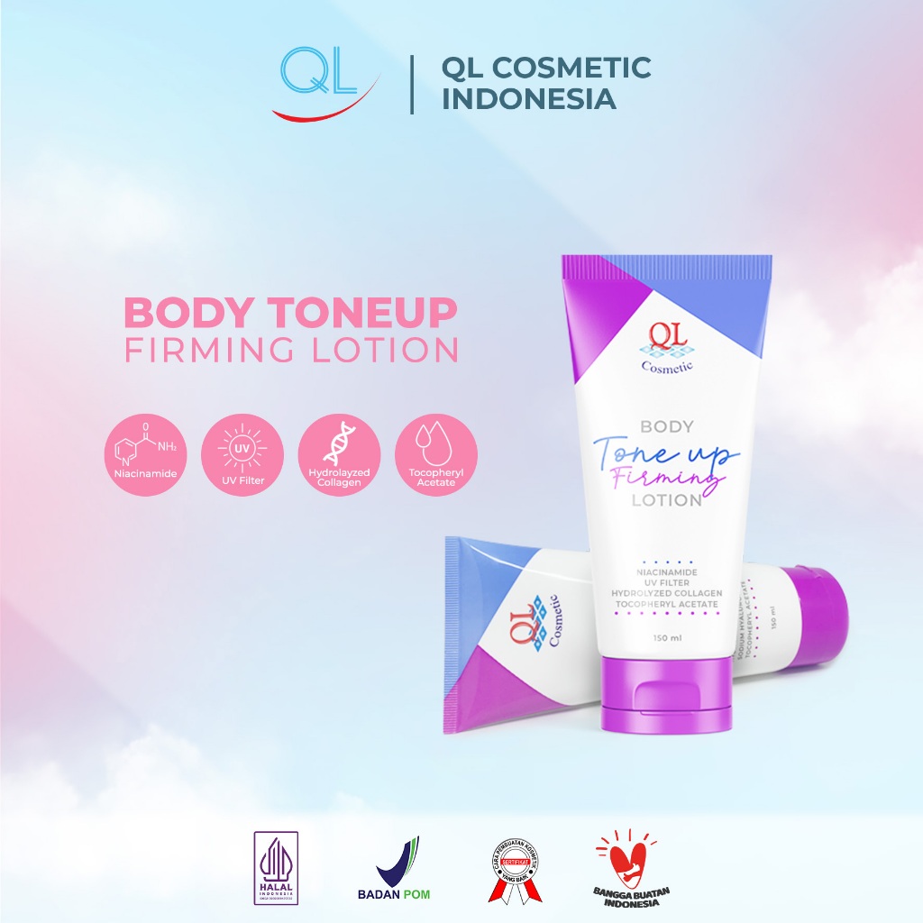 Jual QL Body Tone Up Firming Lotion - 150 ML | Shopee Indonesia