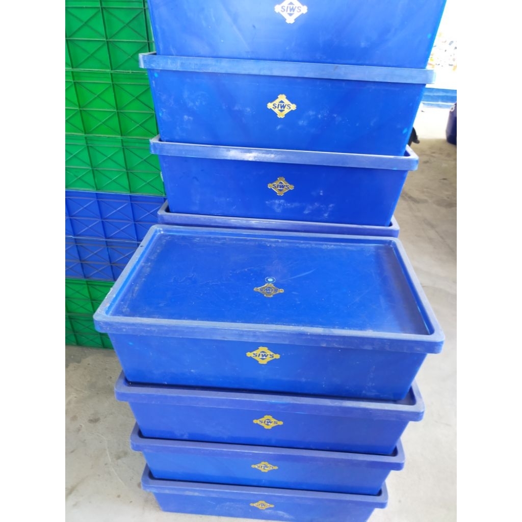 Jual box tutup merk rabbit.ukuran 73x43x23cm bahan tebal hdpe.anti ...