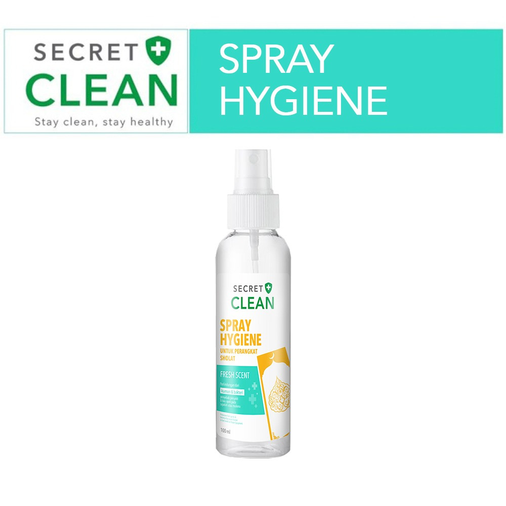 Jual [ED Aug26] [GIFT] Secret Clean Spray Hygiene 100ml (Random ...
