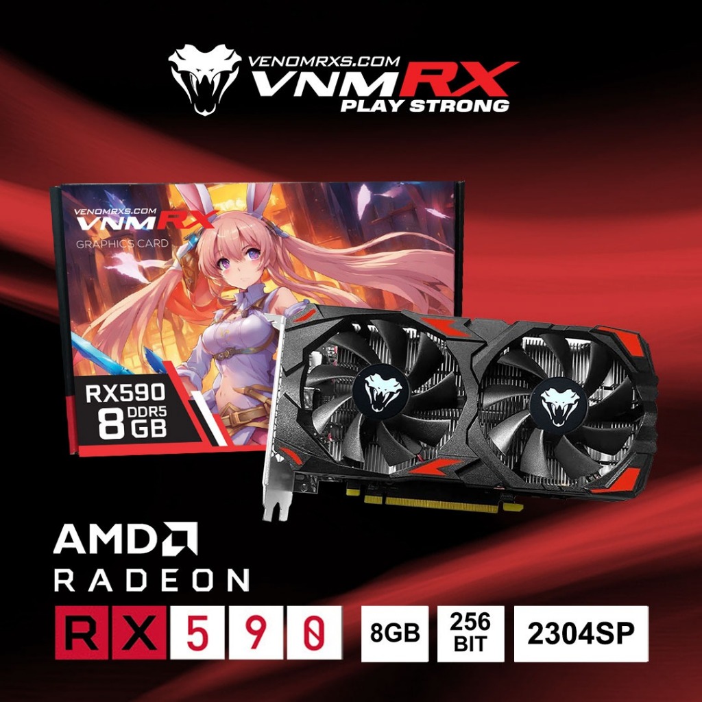 Jual VENOMRX AMD RADEON RX 590 8GB GDDR5 256Bit | Shopee Indonesia