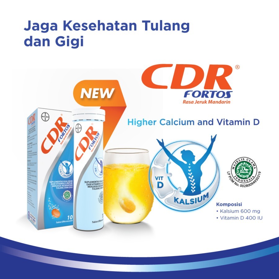 Jual CDR Fortos Tube 10 Tablet | Shopee Indonesia