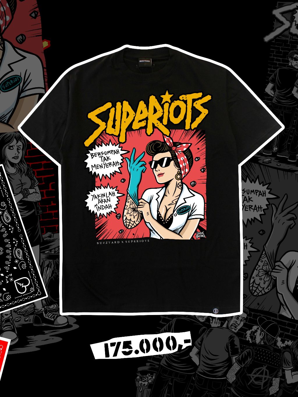Jual Kaos Band Original Superiots Suster License by Buzztard Records ...