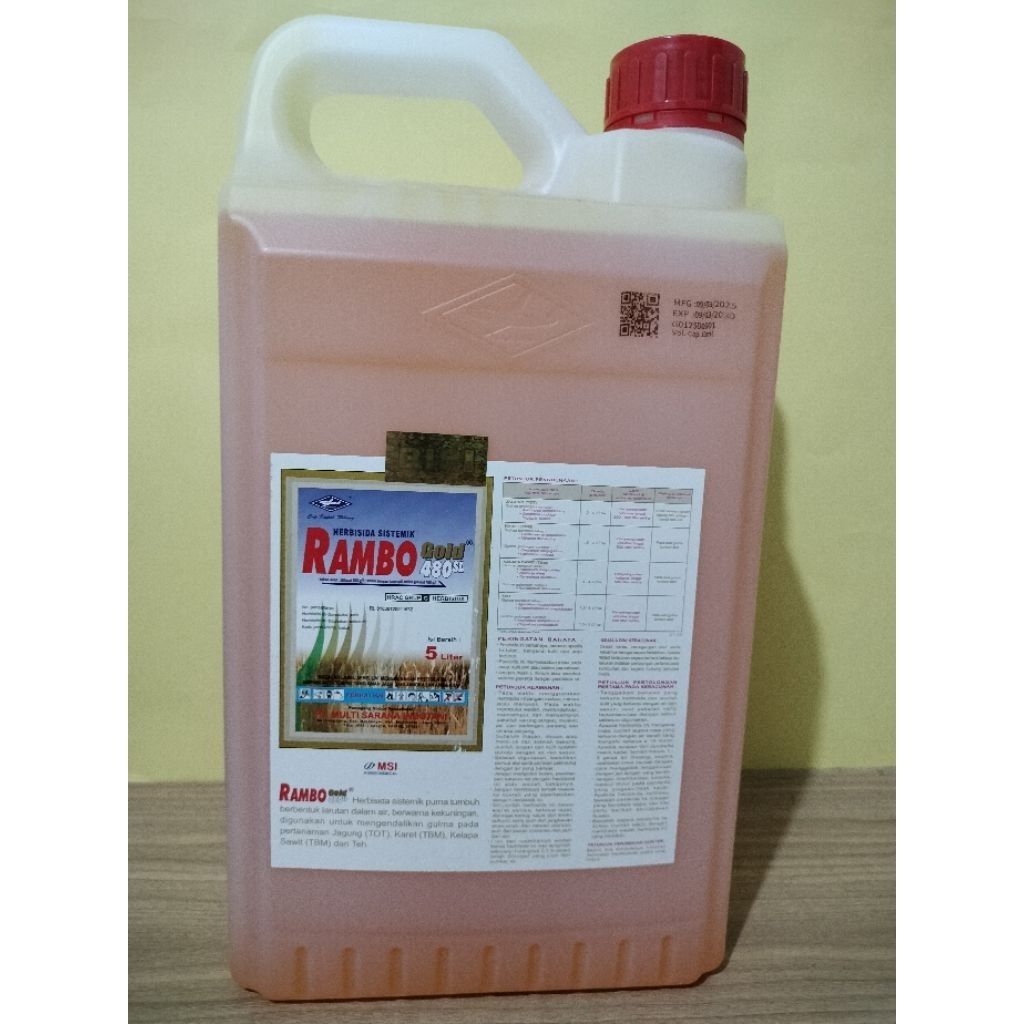 Jual Herbisida Rambo gold 480 SL 5 Ltr | Shopee Indonesia