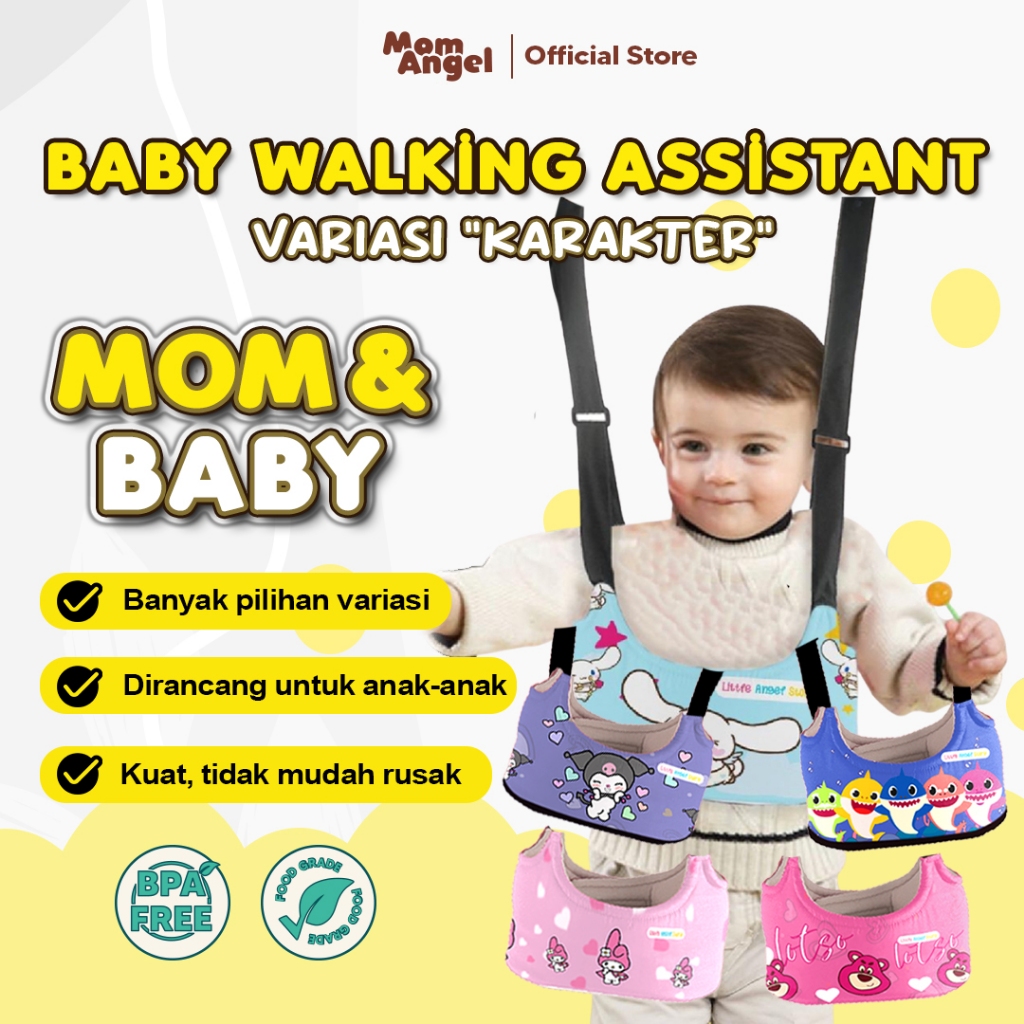 Baby Walking Assistant Baby Walker Belt Sabuk Pengaman Alat Bantu Jalan Bayi Import ORI Murah COD