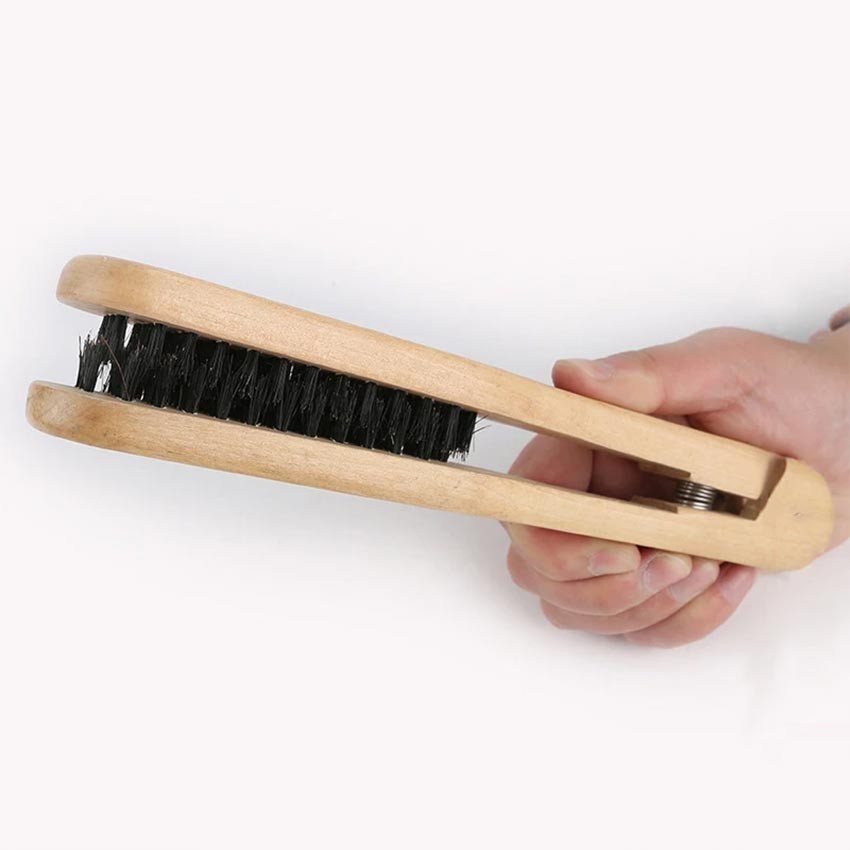 Jual Alat Styling Sisir Rambut Kayu V-Shape - Pelurus Alami Anti Statis ...