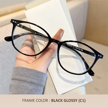 Eggry Eyewear Kacamata Anti Radiasi Minus Lensa Anti Blueray Photocromic Material TR 90 Metal