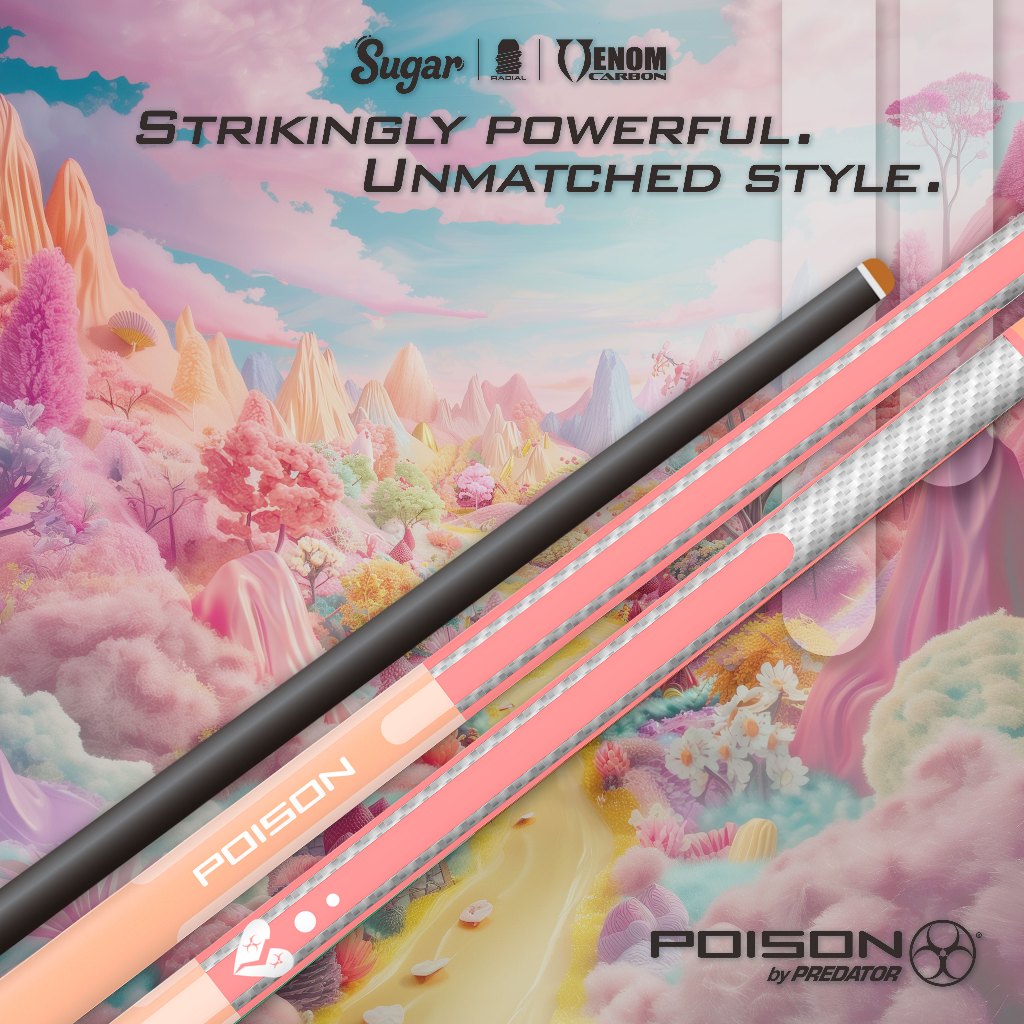 Jual Poison by Predator Candy Sugar PCH/PNK - Pool Cue Billiard Stick ...