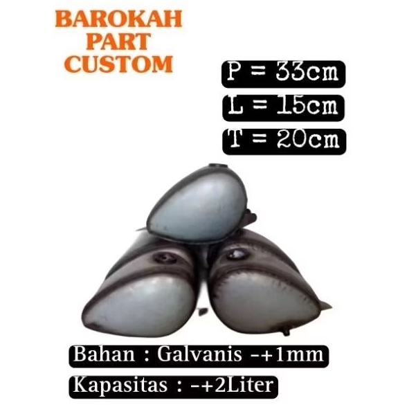 Jual Tangki Custom Tangki Chopper Tangki Chopper Mini Tangki Peanut ...